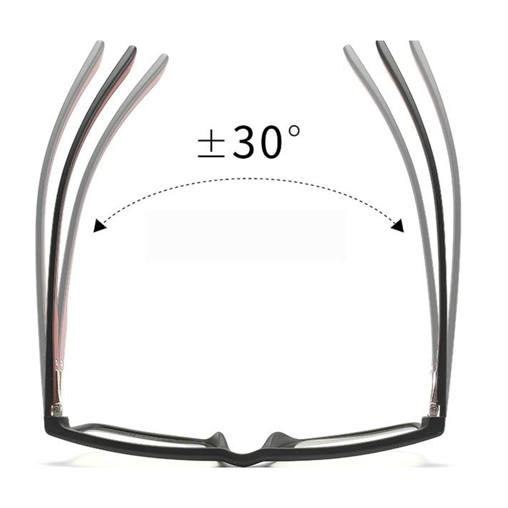 Occhiali da Computer Uomo Techsuit F2388, Anti-Luce Blu, Neri