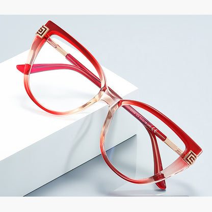 Occhiali Da Computer Donna Techsuit 2259, Anti-Luce Blu, Rossi