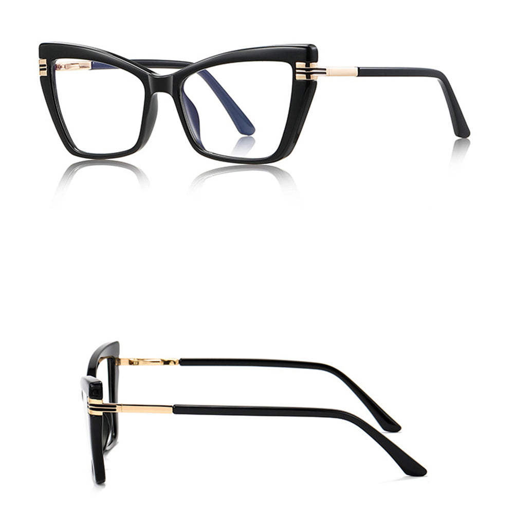 Occhiali Da Computer Donna Techsuit 2263, Anti-Luce Blu, Neri