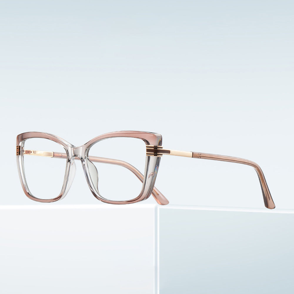 Occhiali Da Computer Donna Techsuit 2273, Anti-Luce Blu, Marrone