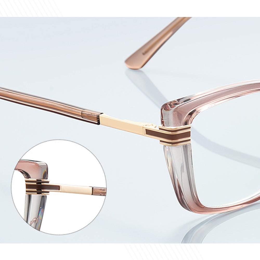 Occhiali Da Computer Donna Techsuit 2273, Anti-Luce Blu, Marrone