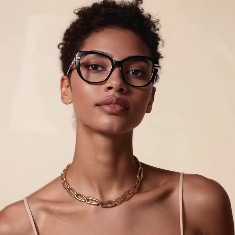 Occhiali Da Computer Donna Techsuit 2274, Anti-Luce Blu, Neri