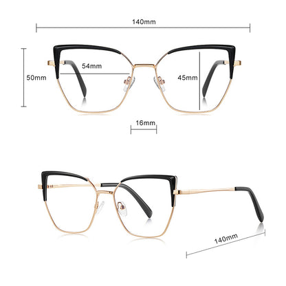 Occhiali Da Computer Donna Techsuit 3156, Anti-Luce Blu, Oro Rosa