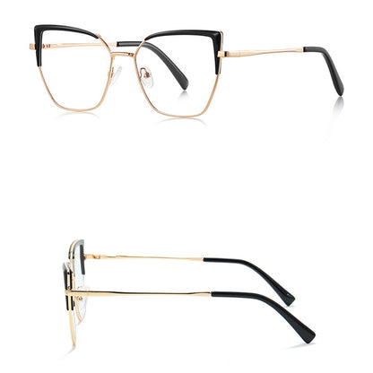 Occhiali Da Computer Donna Techsuit 3156, Anti-Luce Blu, Neri Dorati