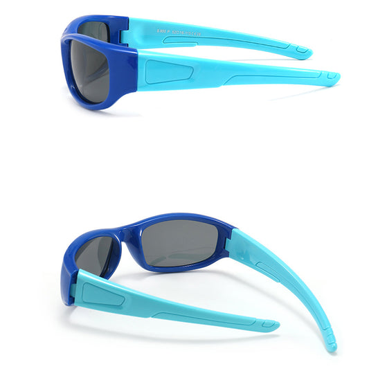 Occhiali da Sole Sportivi per Bambini Techsuit 800-C30, Polarizzati, Rossi Rosa