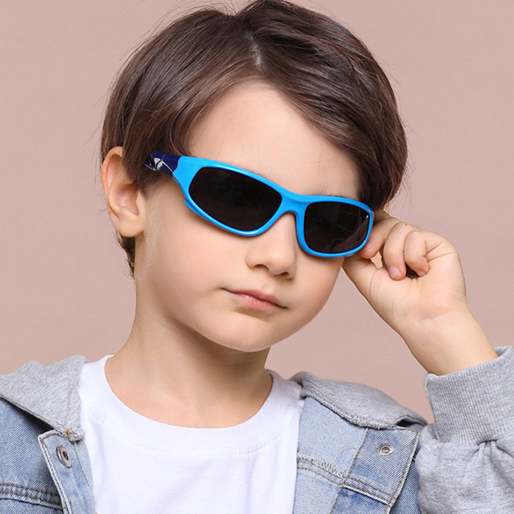 Occhiali da Sole Sportivi per Bambini Techsuit 816-C5, Polarizzati, Blu Gialli