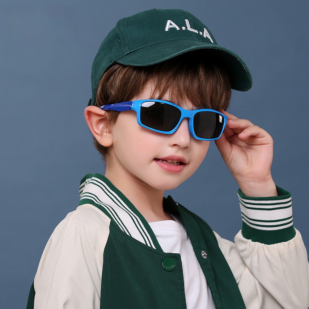 Occhiali da Sole Sportivi per Bambini Techsuit 8202-C30, Polarizzati, Rossi Rosa