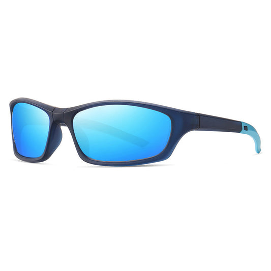 Occhiali da Ciclismo Unisex Techsuit 24101, Polarizzati, Blu