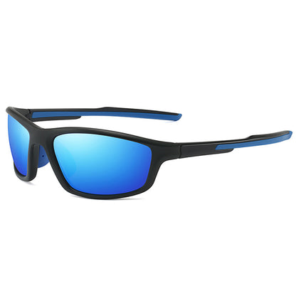 Occhiali da Ciclismo Unisex Techsuit 3047, Protezione UV, Blu