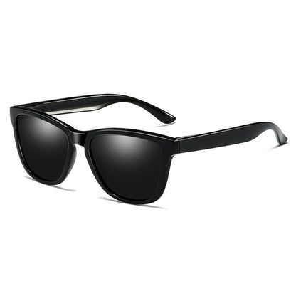Occhiali da Sole Uomo Techsuit 0717, Polarizzati, Protezione UV, Neri