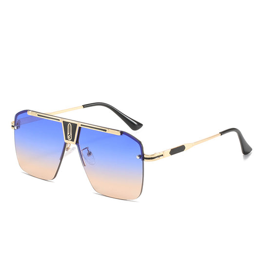 Occhiali da Sole Uomo Techsuit 2576, Oro Blu Marrone