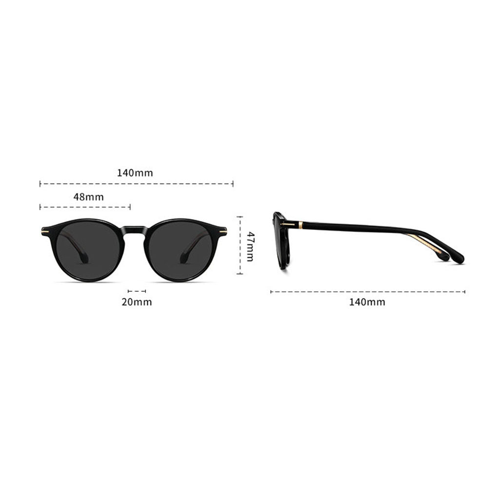 Occhiali da Sole Uomo Techsuit 31235, Polarizzati, Neri Gialli