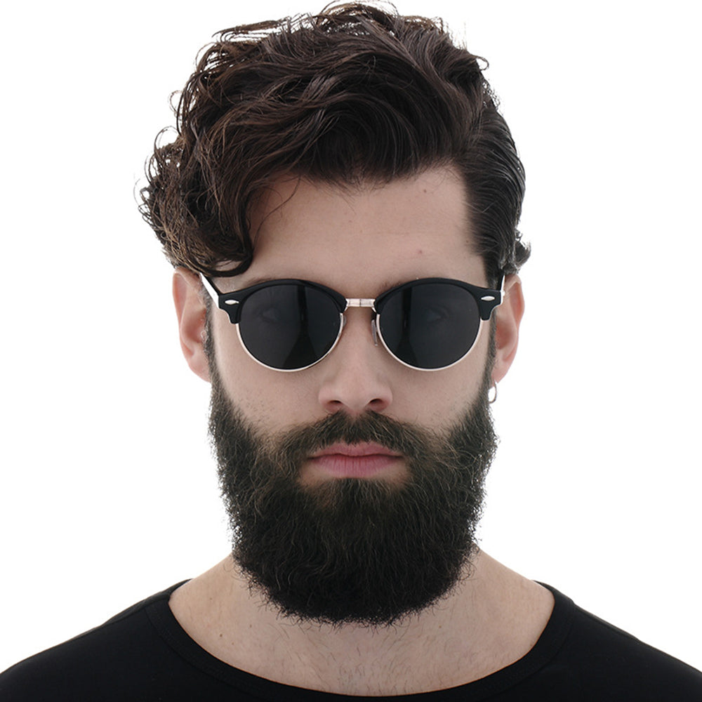 Occhiali da Sole Uomo Techsuit 66612, Polarizzati, Protezione UV, Oro Blu