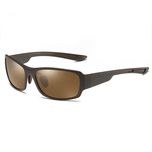 Occhiali da Sole Uomo Techsuit MM108, Polarizzati, Protezione UV, Marrone