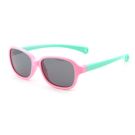 Occhiali da Sole per Neonati Techsuit 8192-C3, Polarizzati, Rosa Verde