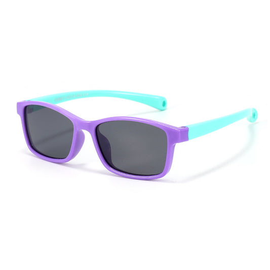 Occhiali da Sole per Neonati Techsuit 8260-C34, Polarizzati, Viola Turchese