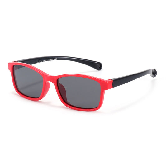 Occhiali da Sole per Neonati Techsuit 8260-C40, Polarizzati, Rossi Neri