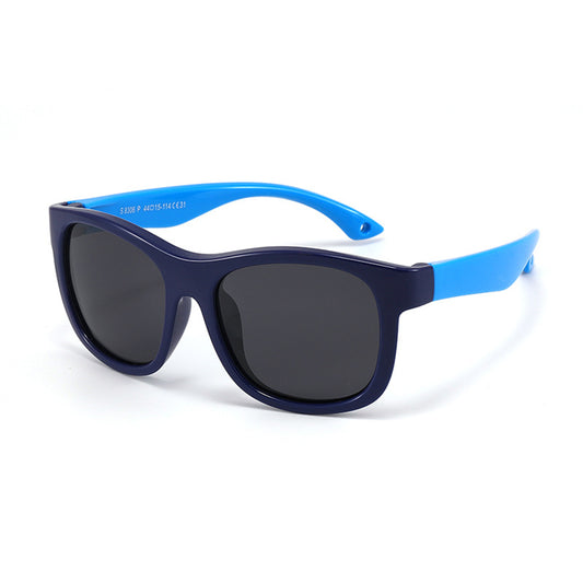 Occhiali da Sole per Neonati Techsuit 8306-C31, Polarizzati, Nero Blu