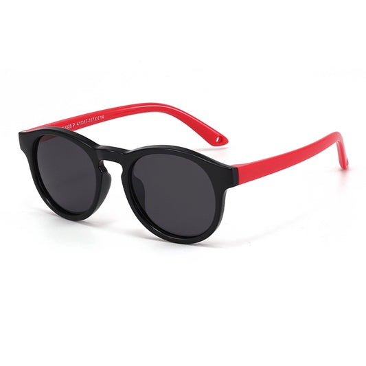 Occhiali da Sole per Neonati Techsuit 8308-C14, Polarizzati, Nero Rosso