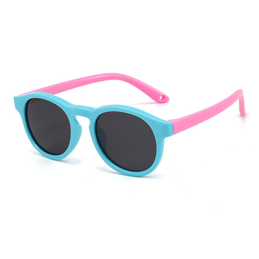 Occhiali da Sole per Neonati Techsuit 8308-C27, Polarizzati, Blu Rosa