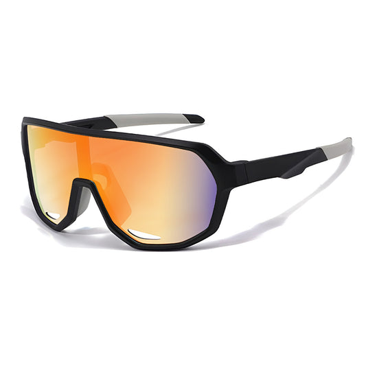 Occhiali da Sole per Bambini Techsuit 22312, Polarizzati, Protezione UV, Arancioni Neri
