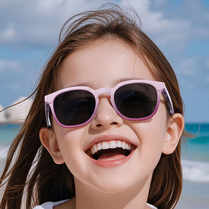 Occhiali da Sole Bambini Techsuit 691, Polarizzati, Protezione UV, Viola
