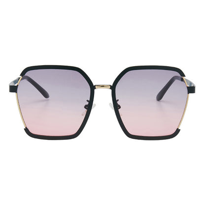 Occhiali da Sole Donna Techsuit 191, Polarizzati, Protezione UV, Nero Grigio Rosa