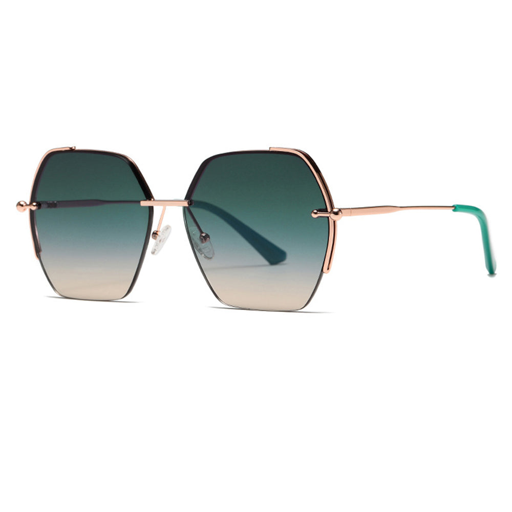 Occhiali da Sole Donna Techsuit 8561, Rosa Oro Verde
