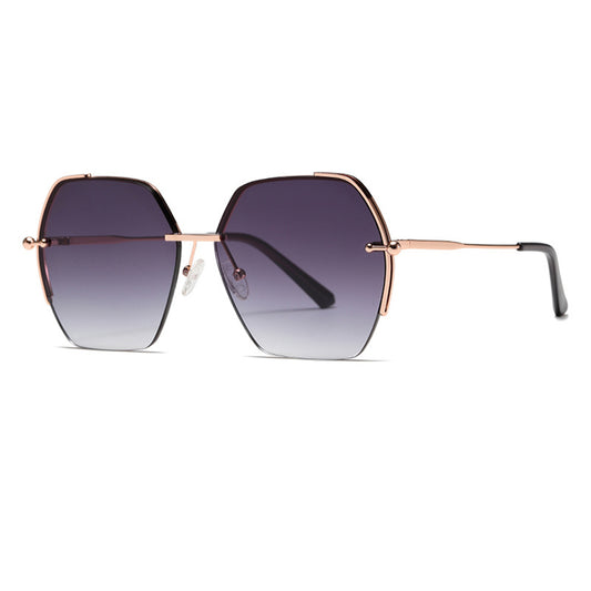 Occhiali da Sole Donna Techsuit 8561, Rosa Oro Grigio