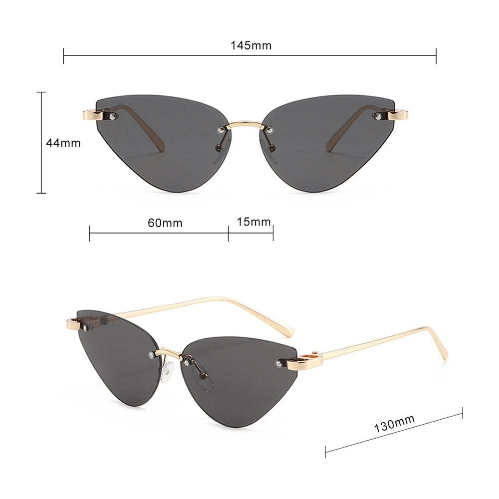 Occhiali da Sole Donna Techsuit S099, Oro Nero