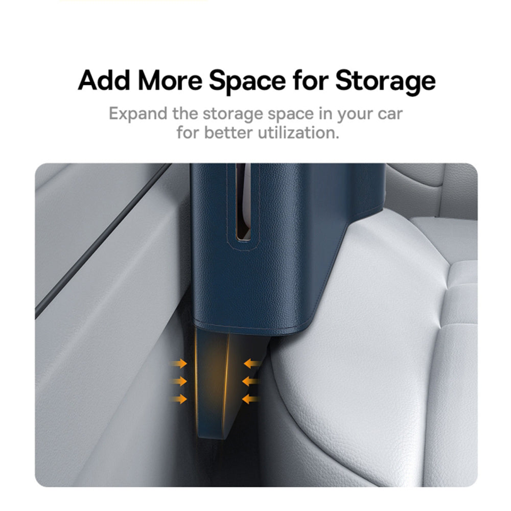 Organizzatore Auto Baseus OrganizeFun per lo spazio tra la consolle e il sedile, Blu C20256502311-00