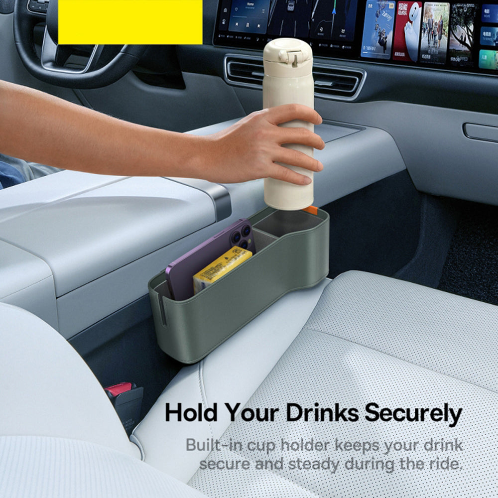 Organizzatore Auto Baseus OrganizeFun per lo spazio tra la consolle e il sedile, Grigio C20256502831-00