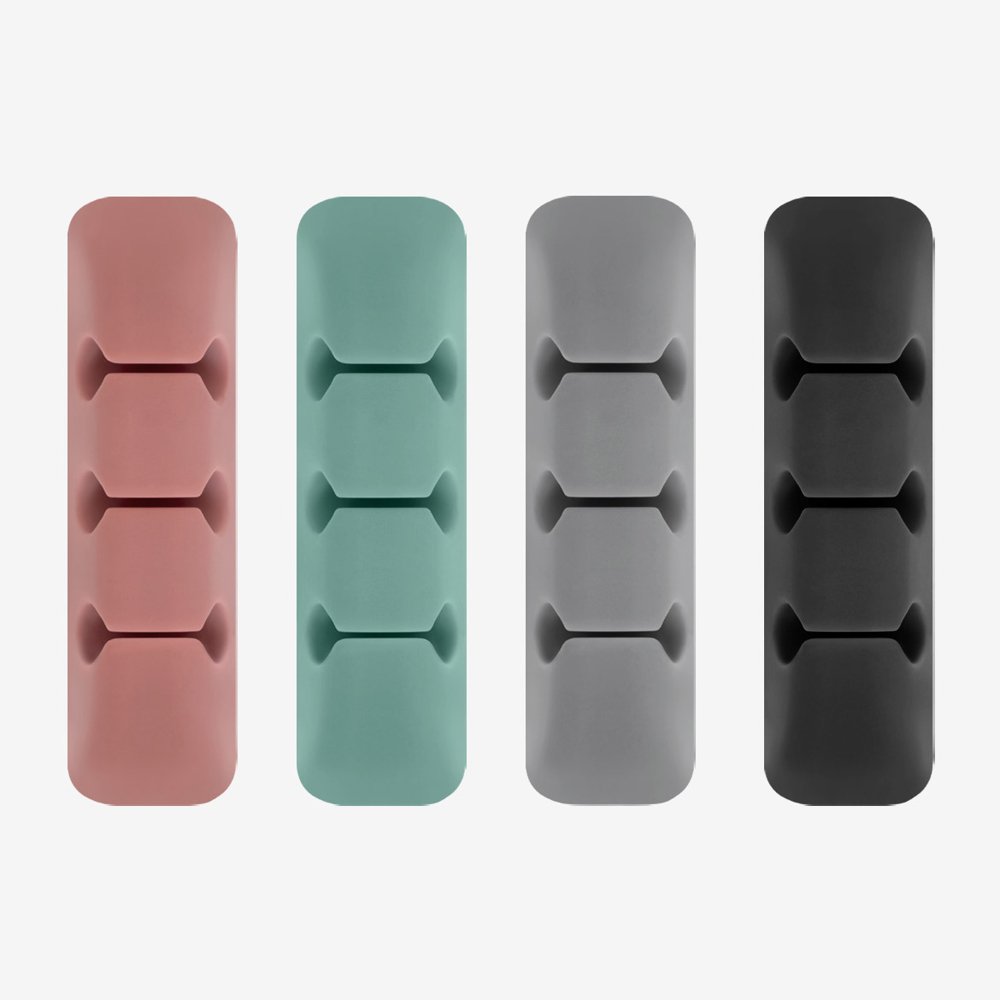 Organizzatore Cavi Ringke, Set 4 pezzi, Colori Vari