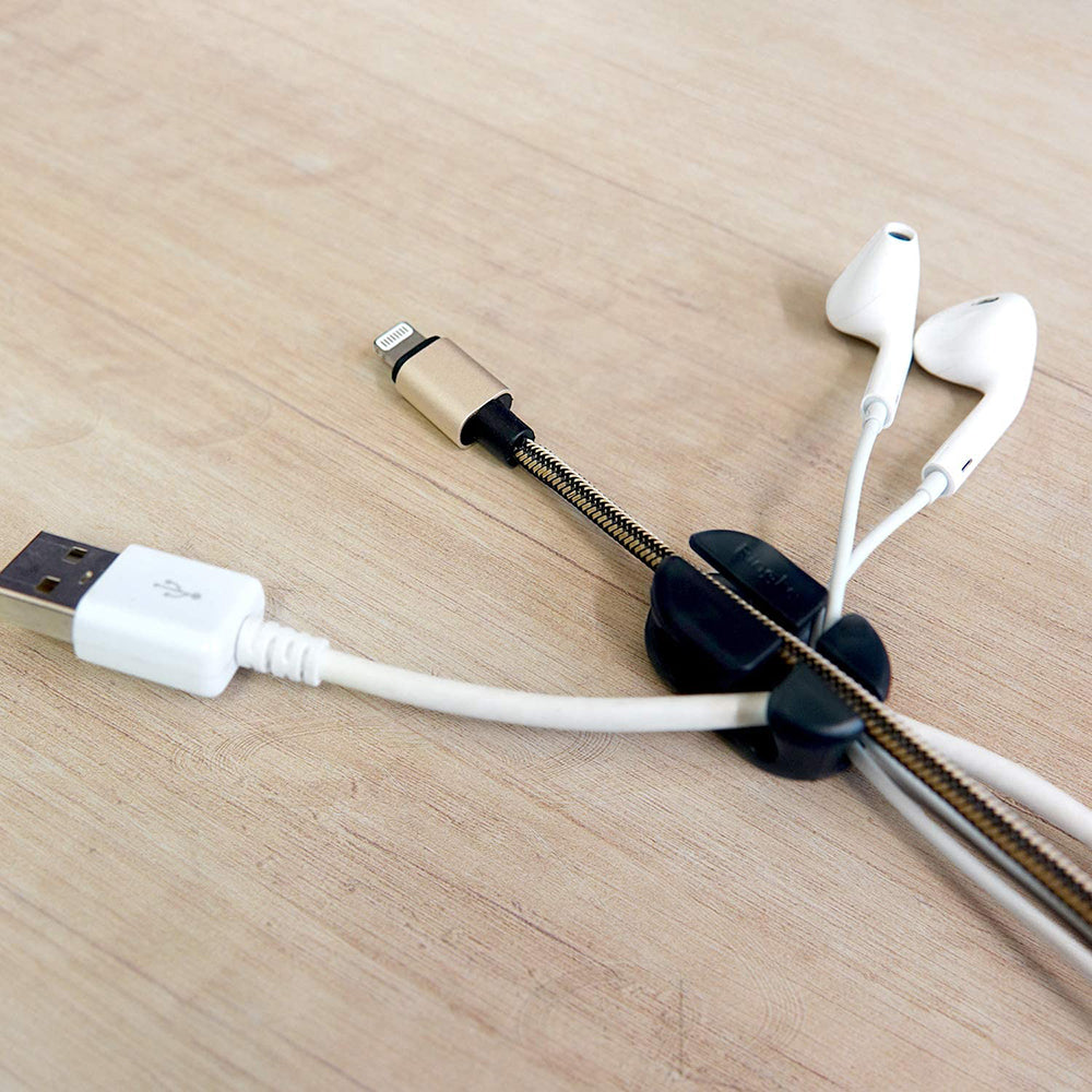 Organizzatore Cavi Ringke, Set 6 pezzi, Nero