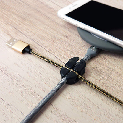 Organizzatore Cavi Ringke, Set 6 pezzi, Nero