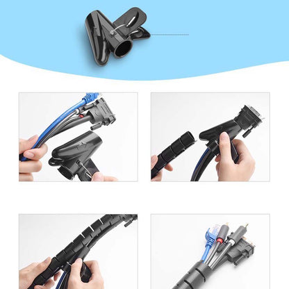 Organizzatore Cavi UGREEN LP121, 25mm, 1.5m, Nero