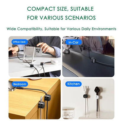 Organizzatore Cavi UGREEN LP886, Set 3 Pezzi, Nero