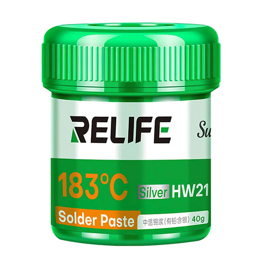 Pasta Stagno Relife HW21, 40g, Punto di Fusione 183 Gradi