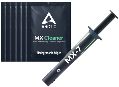Pasta Termoconduttiva ARCTIC MX-7 + Salviette MX Cleaner, Tipo Siringa, 4g ACTCP00092A