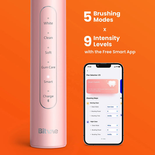 Spazzolino Elettrico Bitvae S2 Smart, Rosa