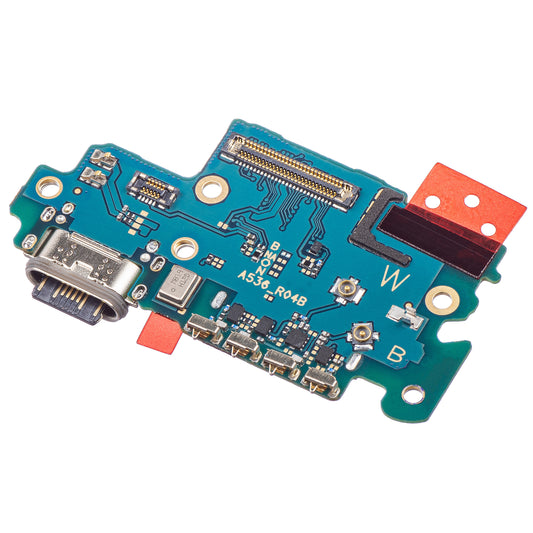 Scheda con Connettore di Ricarica - Microfono - Modulo Lettore SIM Samsung Galaxy A53 5G A536