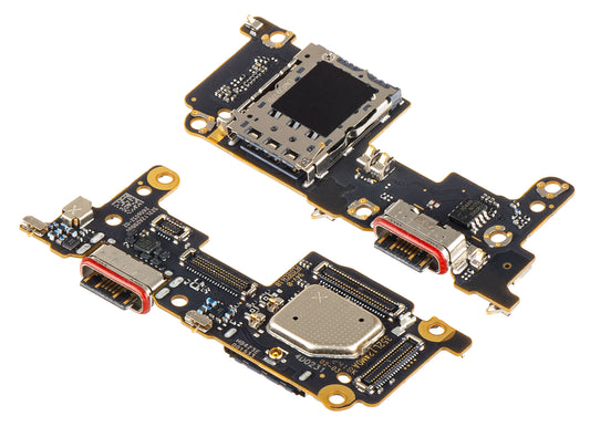 Scheda con Connettore di Ricarica - Microfono - Modulo Lettore SIM Xiaomi 12T, Service Pack 560001L12A00