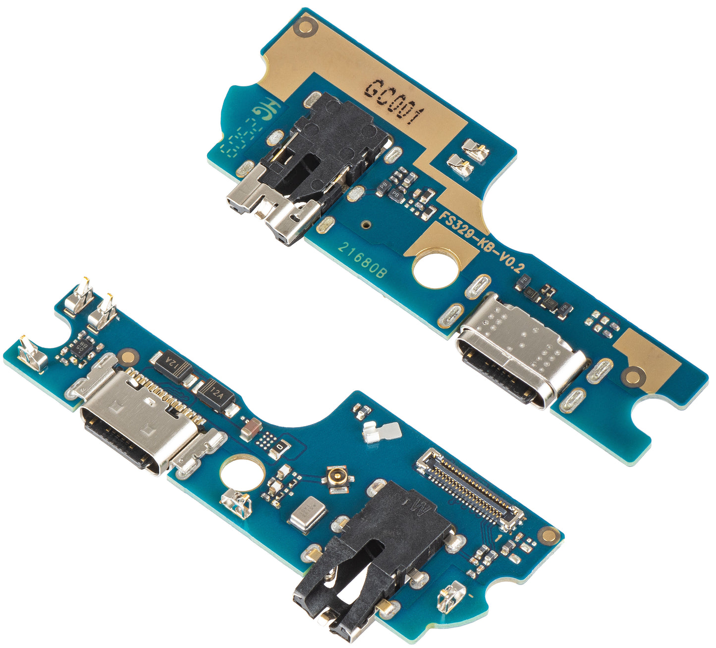Scheda con Connettore di Ricarica - Audio - Microfono HMD Key, Service Pack PFS329K02001G