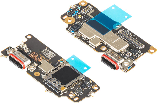 Scheda con Connettore di Ricarica - Microfono - Modulo Lettore SIM Motorola Edge (2025), Service Pack 5B28C32287