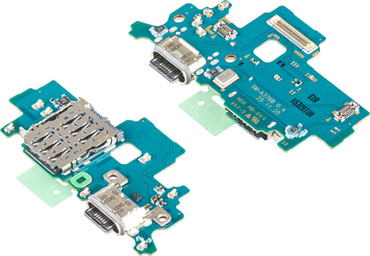 Scheda con Connettore di Ricarica - Microfono - Modulo Lettore SIM Samsung Galaxy A37 5G, Service Pack GH96-21038A