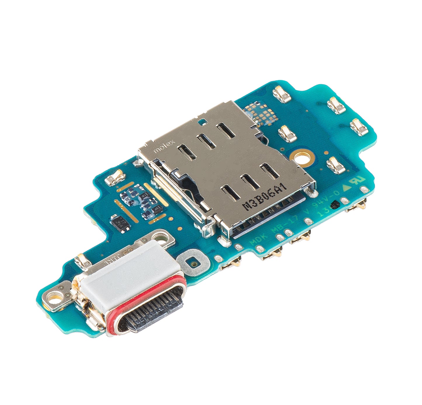 Scheda con Connettore di Ricarica - Microfono - Modulo Lettore SIM Samsung Galaxy S24 Ultra S928, Swap GH96-16497A