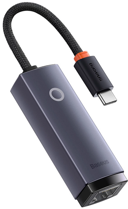 Scheda di Rete Baseus Lite, RJ45, USB-C, Grigio WKQX000313