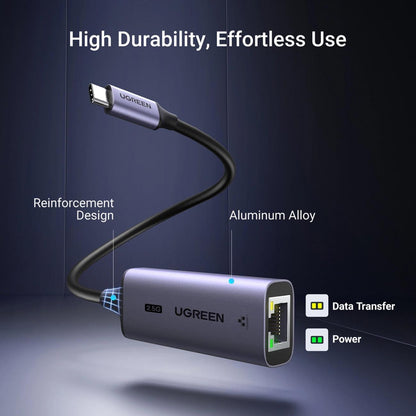 Scheda di Rete UGREEN CM648, RJ45, USB, Grigio