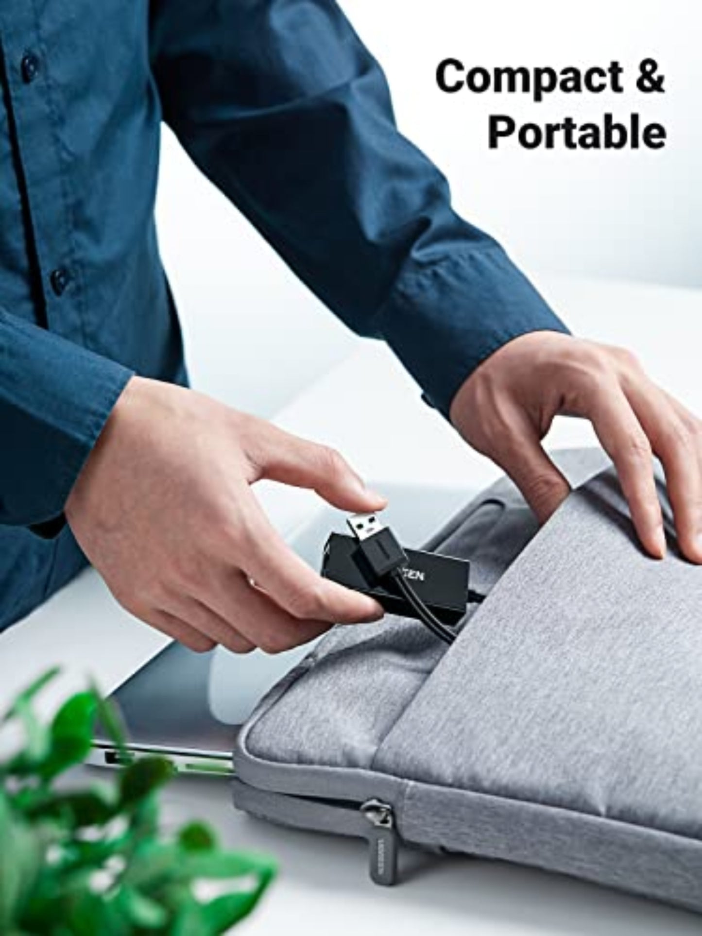 Scheda di Rete UGREEN CR111, RJ45, USB 3.0, Bianco