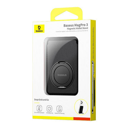 Portafoglio MagSafe, Baseus, MagPro 3, Nero P10077101213-01